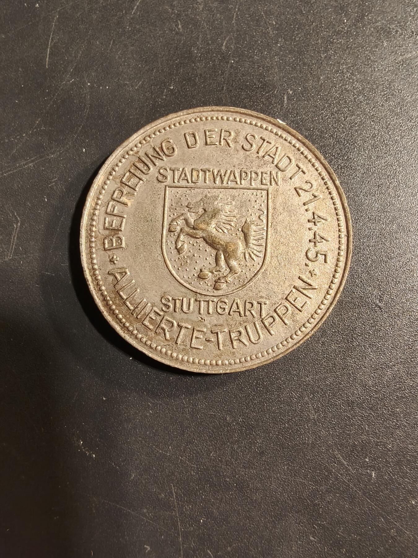 老王徽章第173期 美国二战德国柏林占领军纪念章     直径35mm     重量16g