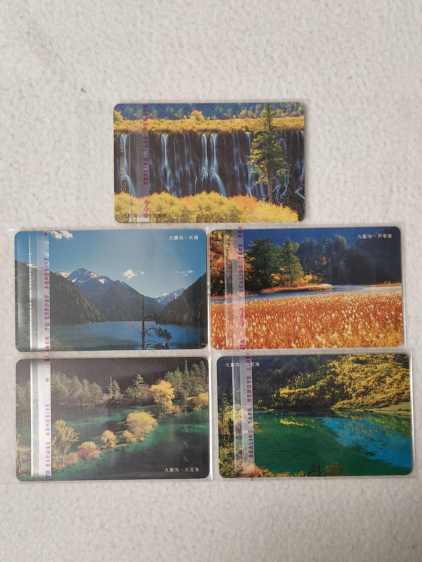 易卡拍卖第66期 IC—71九寨沟。SC四川原地版（比较希少）。无封套。全品相。（部分芯片有少许自然氧化，要求高的请慎拍）如图所示！