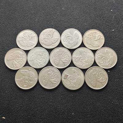 【全场包邮】纯粹捡漏拍490场（免费代拍第27场） - 新西兰各年份5分13枚一组