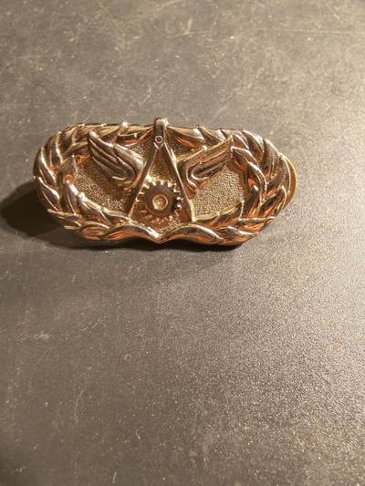 老王徽章第173期 - 美国空军土木工程师技能章     带厂标