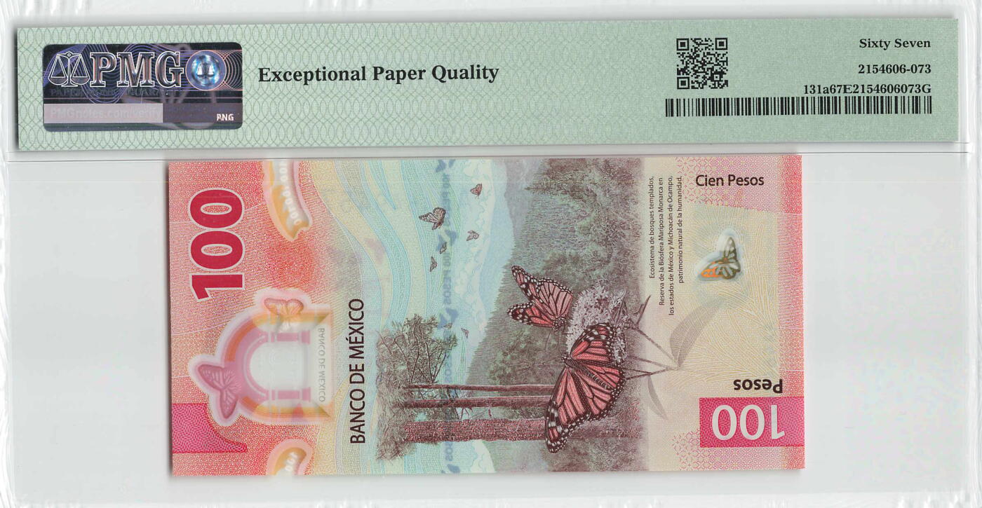 小福收藏拍卖第198期 评级币精选场  本期有菲律宾百位靓号100000比索超大纪念钞 苏里南25000盾花鸟版最高值 柬埔寨珍品56年50瑞尔 南越未发行版最高值打飞机  巴哈马彩背 老挝中国代印57年样钞 匈牙利 斯洛伐克 法罗群岛等多国精美高分珍稀老钞精品纸币 墨西哥 2020年 100比索 塑料钞 IBNS获奖钞 AA冠 修女胡安娜 PMG67 EPQ