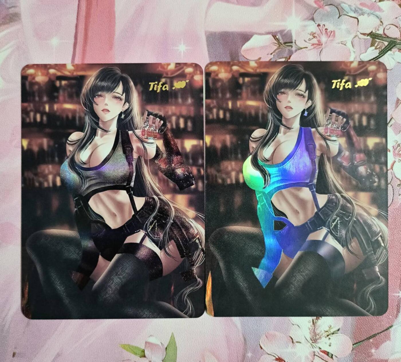 龙虎卡牌-七零场，2026首场，全场包邮！！（无佣金，周六结拍，欢迎送拍） 最终幻想7-蒂法（彩闪+纱布闪）