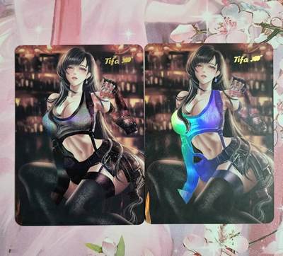 龙虎卡牌-七零场，2026首场，全场包邮！！（无佣金，周六结拍，欢迎送拍） - 最终幻想7-蒂法（彩闪+纱布闪）