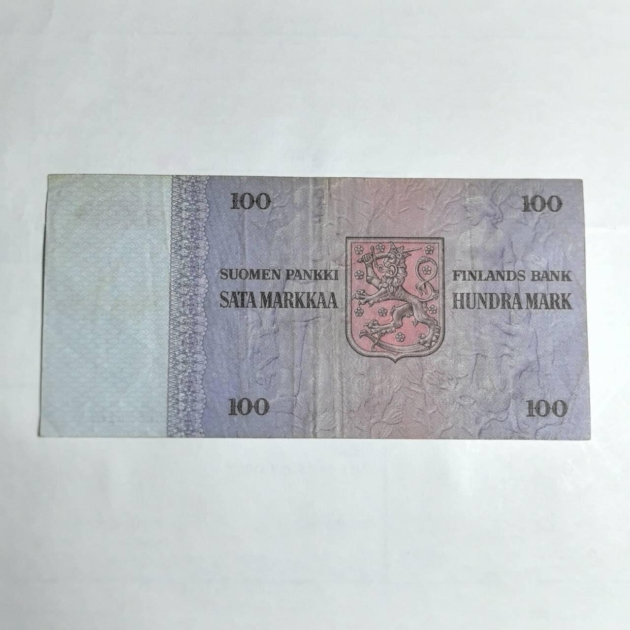 各国外币第106期 无佣金 芬兰100马克 1976年