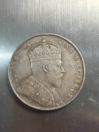 ❤️【币观天下】❤️ 第337期钱币拍卖- 2026.1.2周五晚上6点半场-长期征集拍品 - 马来亚1908年1元银币