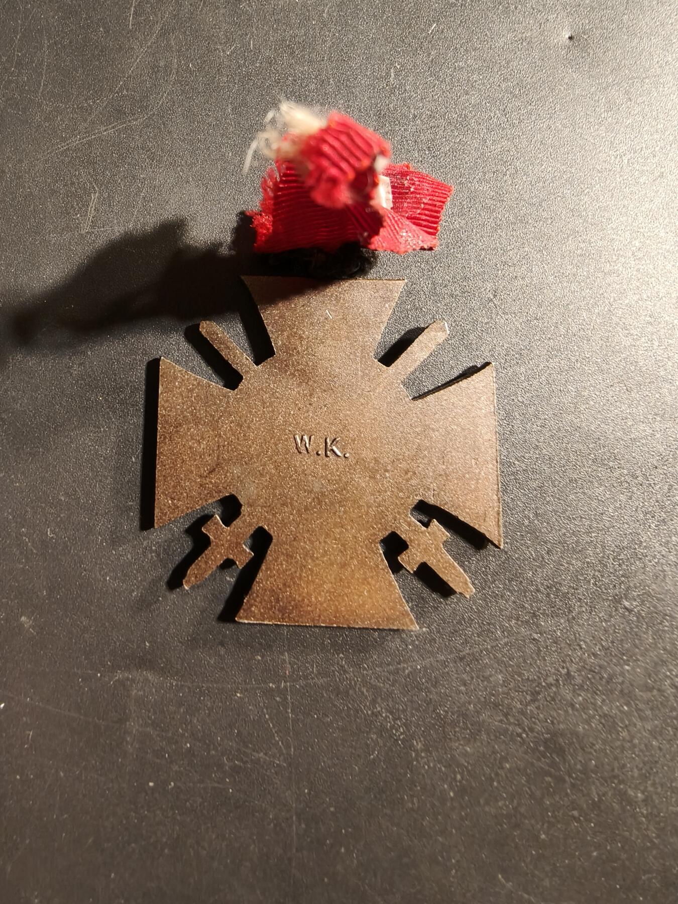 老王徽章第173期 德国一战兴登堡十字奖章    W.K.厂标