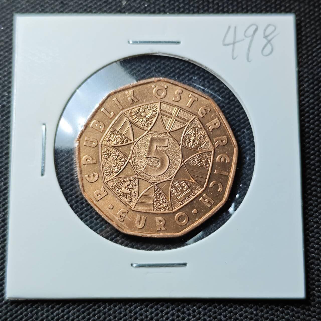 KK钱币收藏小铺 《套币 好品/批量散币专场》  2月预留时间 周末发货  2020奥地利5欧纪念币