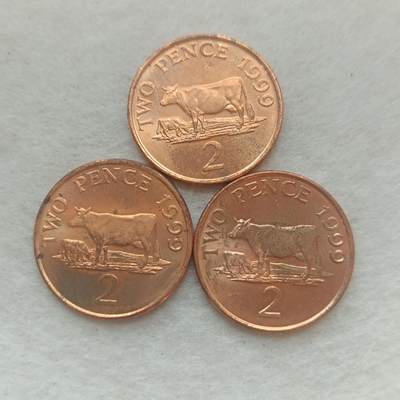 君烨收藏 0元起拍 散币场 每天一场 可留存 第21场 周日发货 - 22根西2便士