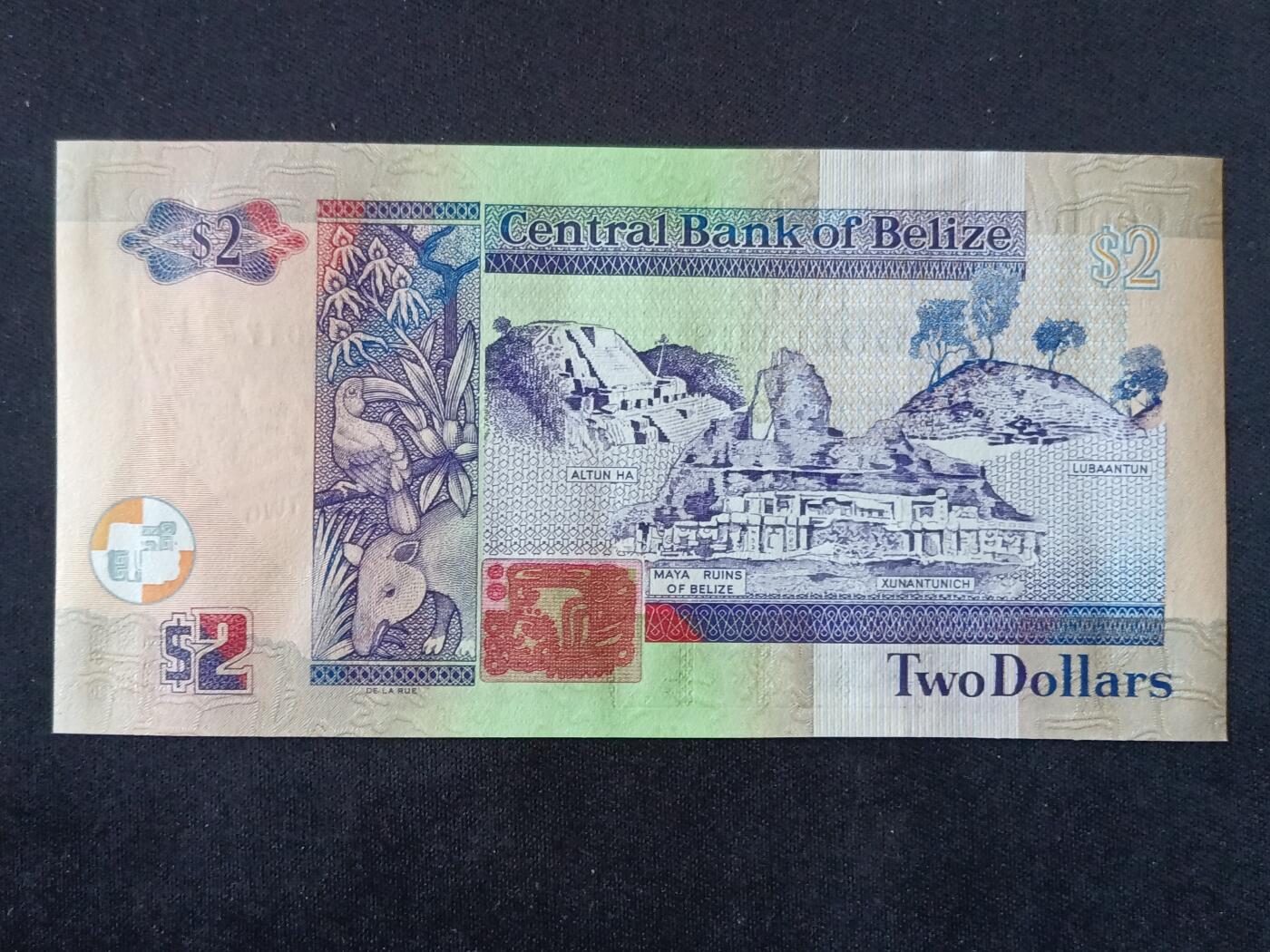 【游宝包邮场】蛇年第104期  伯利兹-2元【2017年 全新UNC】