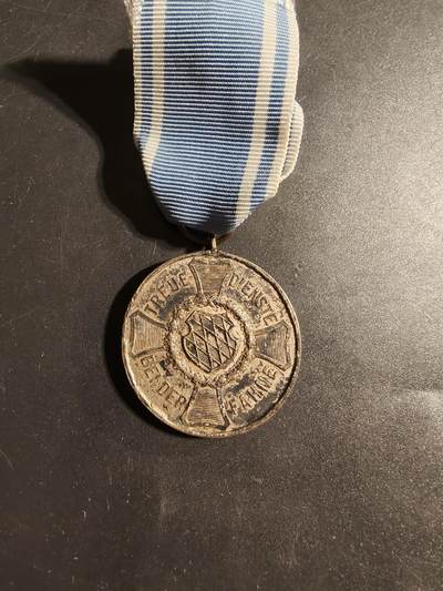 老王徽章第173期 - 德国巴伐利亚9年服役奖章