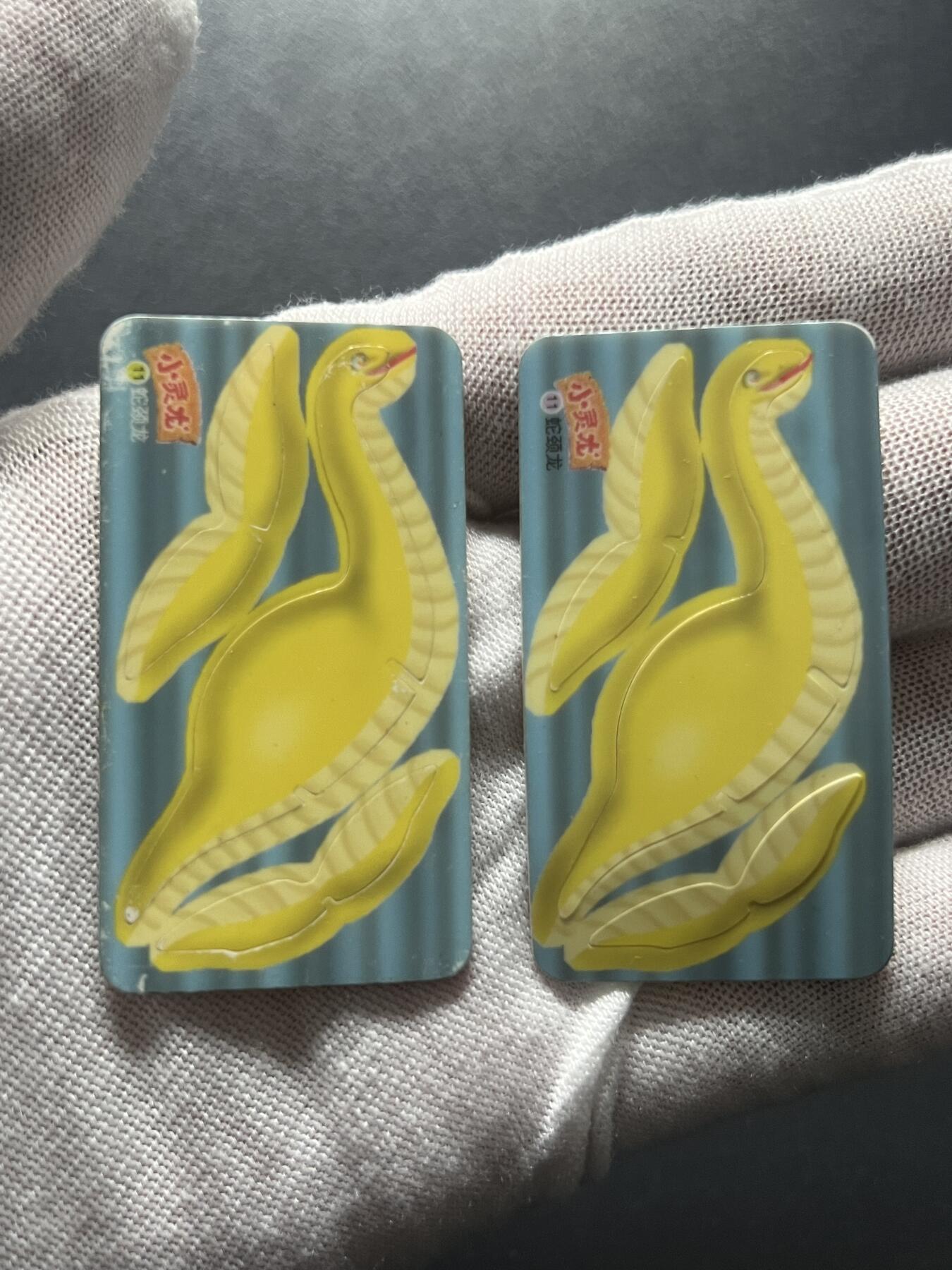 小灵龙拼插恐龙卡收集卡