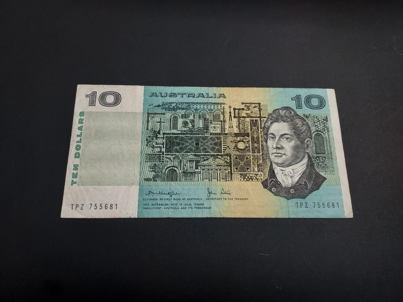 博彦收藏   1月10日 8点 钱币专场 全场包邮 澳洲 旧版10元 流通品