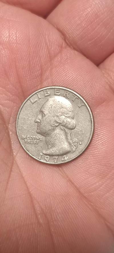 万国钱币阁第一场【元旦场】 - 美国1974年华盛顿25美分