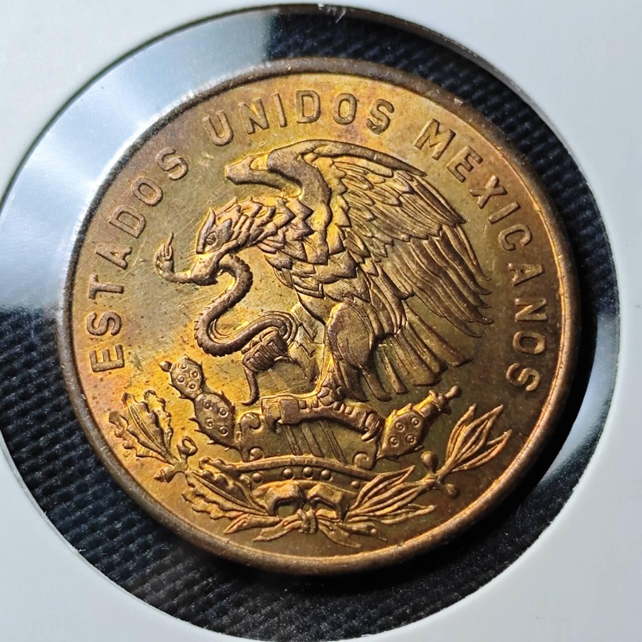 KK钱币收藏小铺 《套币 好品/批量散币专场》  2月预留时间 周末发货  1963墨西哥20分铜币 好品