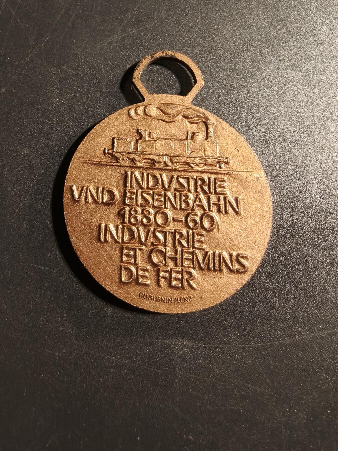 老王徽章第173期 法国铁路基金会30周年纪念章    直径40mm