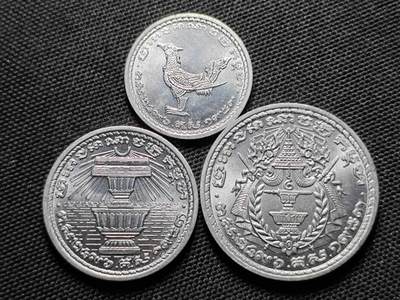 KK钱币收藏小铺 《套币 好品/批量散币专场》  2月预留时间 周末发货 -  1959柬埔寨大小面值清年一套 好品