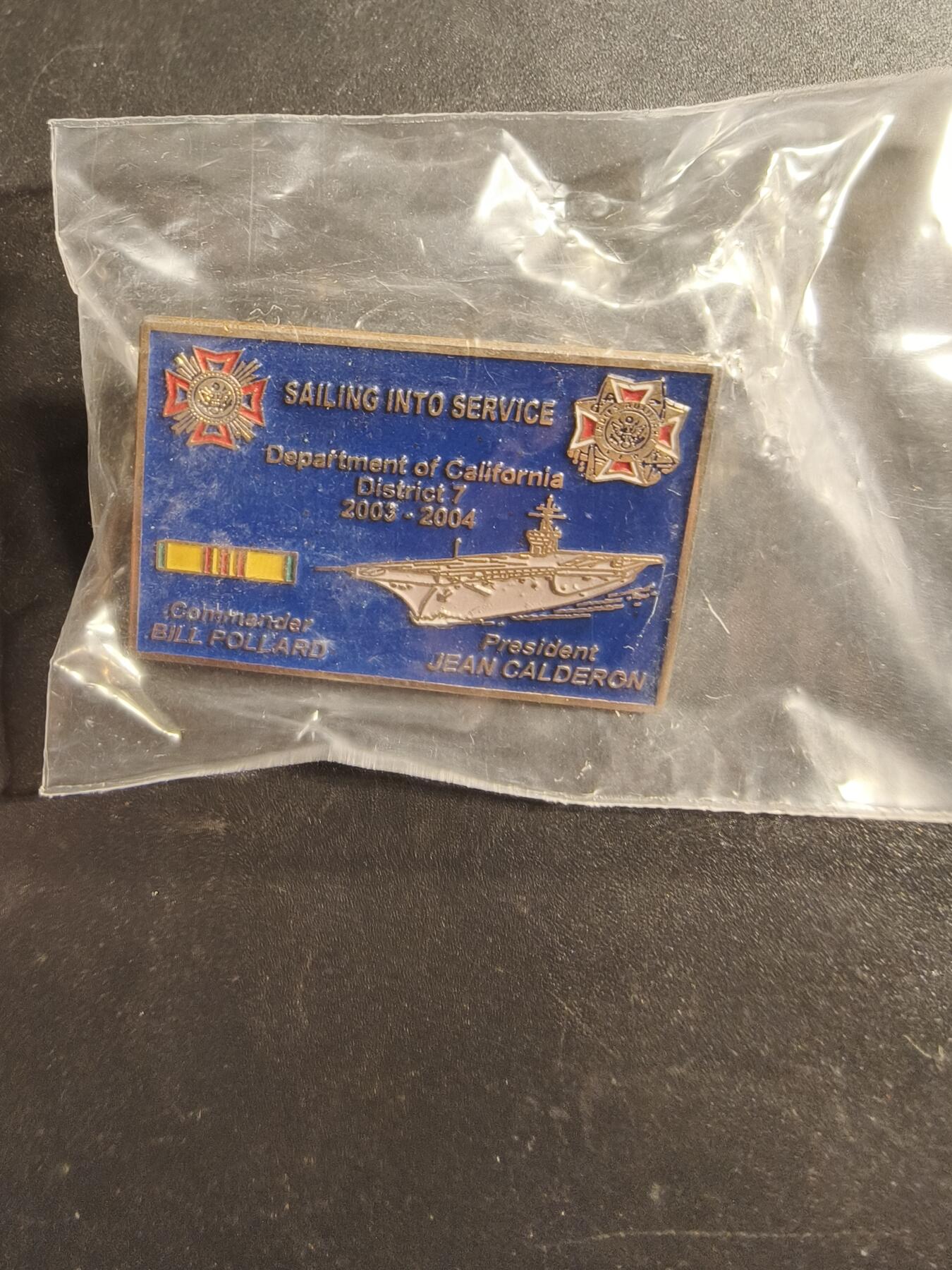 老王徽章第173期 美国海军乔治·华盛顿号航空母舰证章