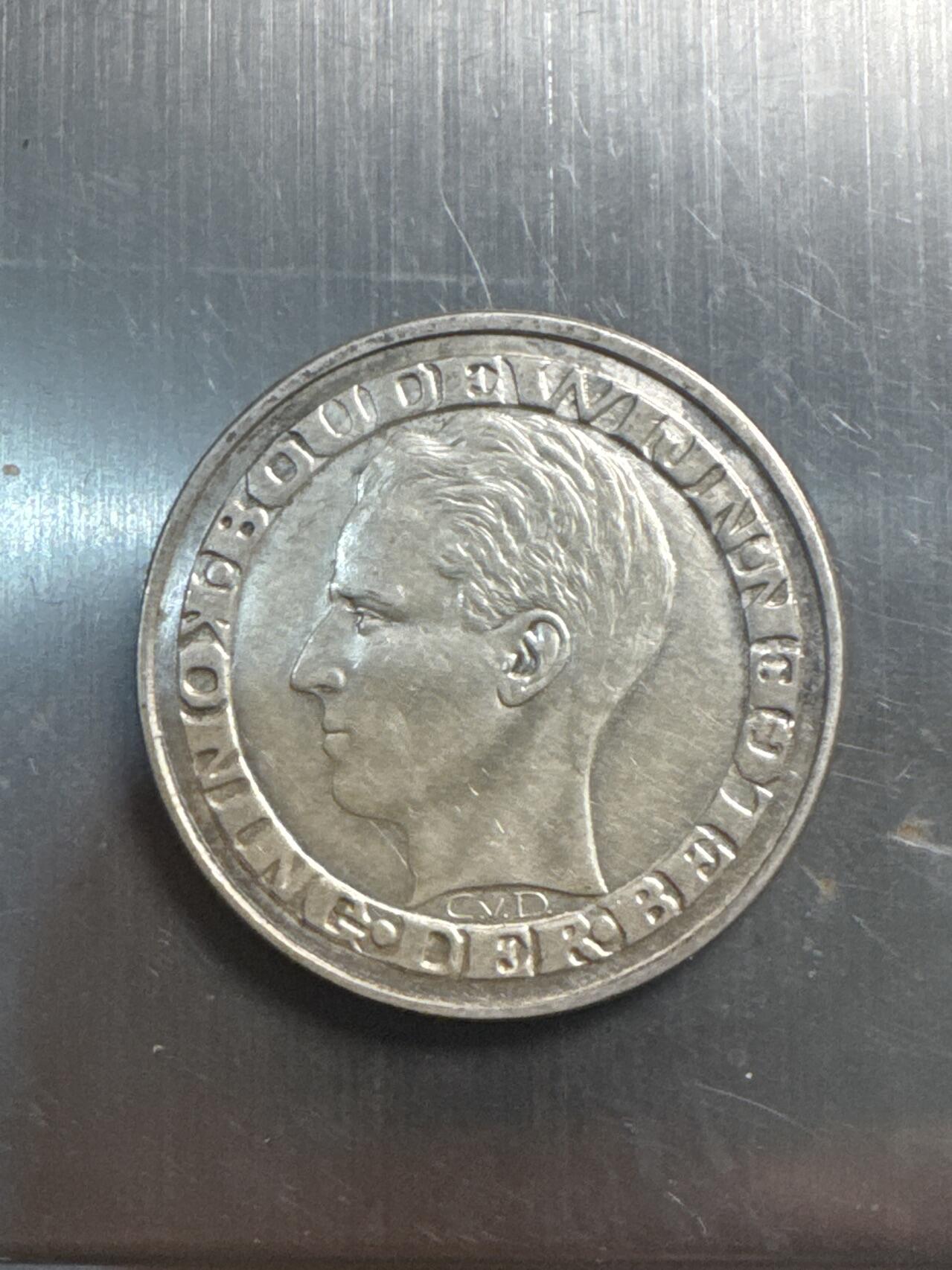 ❤️【币观天下】❤️ 第337期钱币拍卖- 2026.1.2周五晚上6点半场-长期征集拍品 比利时1958年法文50法兰银币