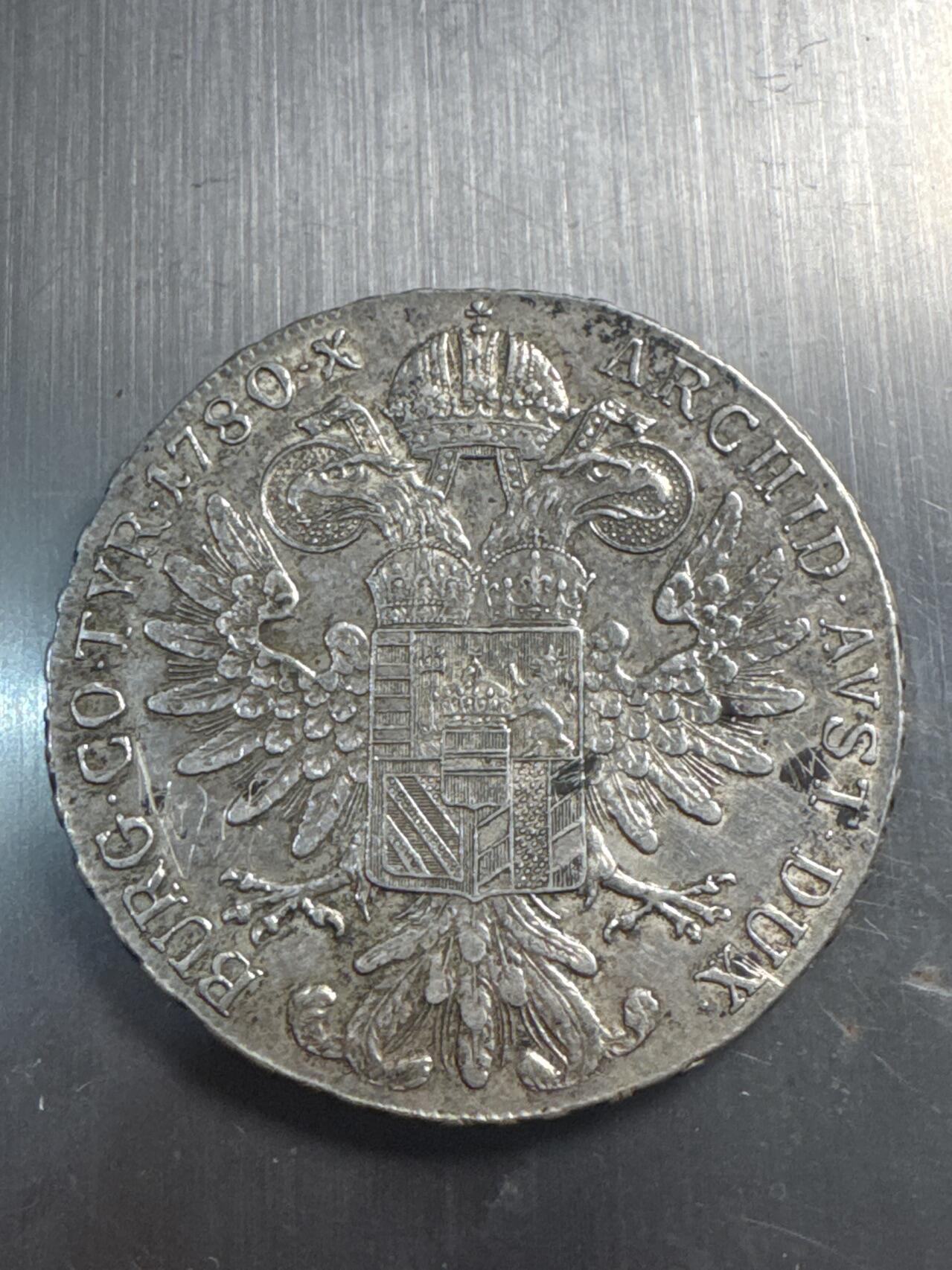 ❤️【币观天下】❤️ 第337期钱币拍卖- 2026.1.2周五晚上6点半场-长期征集拍品 奥匈帝国大奶妈1780年银币