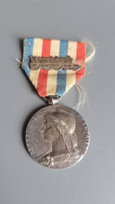 嘉宝良覃世界勋赏第21期拍卖 - 法国罗蒂版银级铁路荣誉奖章