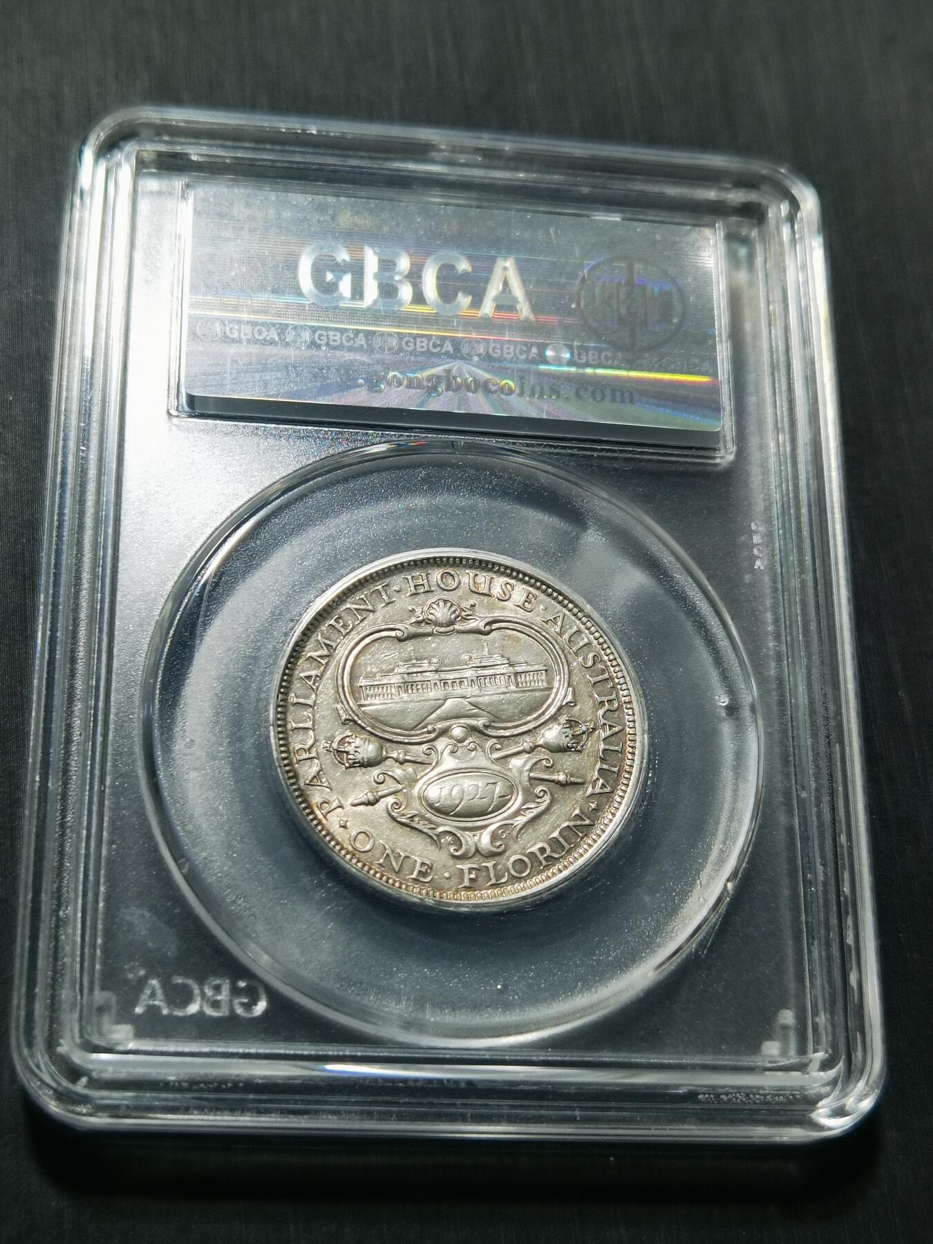 天下钱庄专场欢迎参拍 澳大利亚国会建成1弗罗林银币