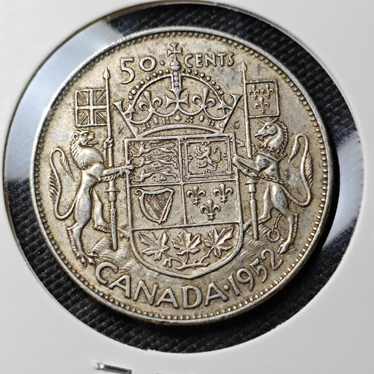 KK钱币收藏小铺 《套币 好品/批量散币专场》  2月预留时间 周末发货  1952英国半克朗银币