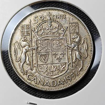 KK钱币收藏小铺 《套币 好品/批量散币专场》  2月预留时间 周末发货 -  1952英国半克朗银币