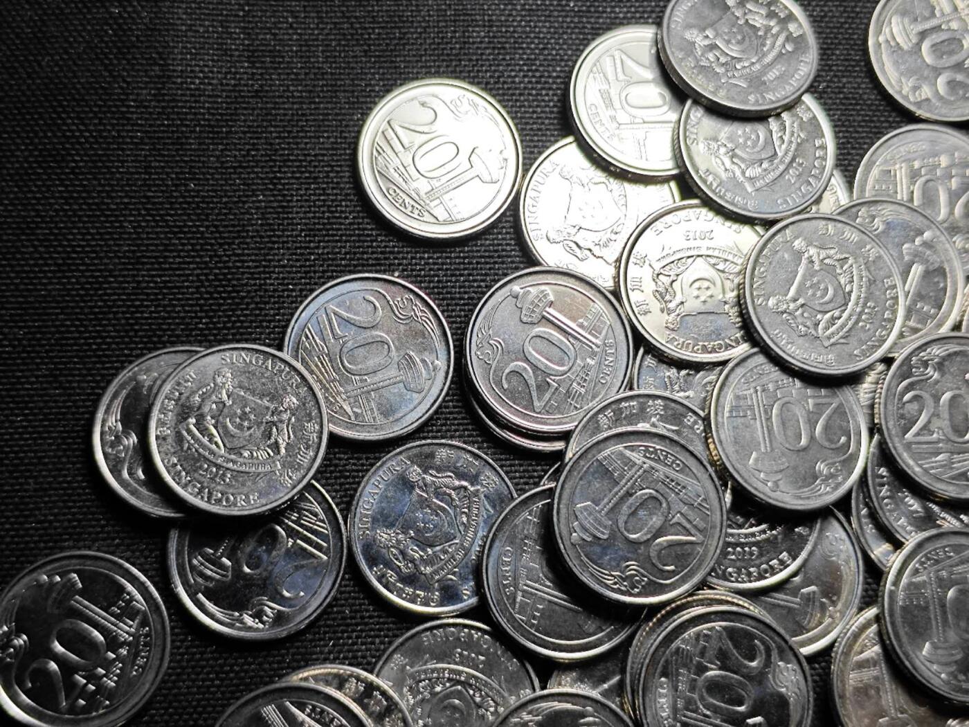 KK钱币收藏小铺 《套币 好品/批量散币专场》  2月预留时间 周末发货  新加坡20分93枚一组