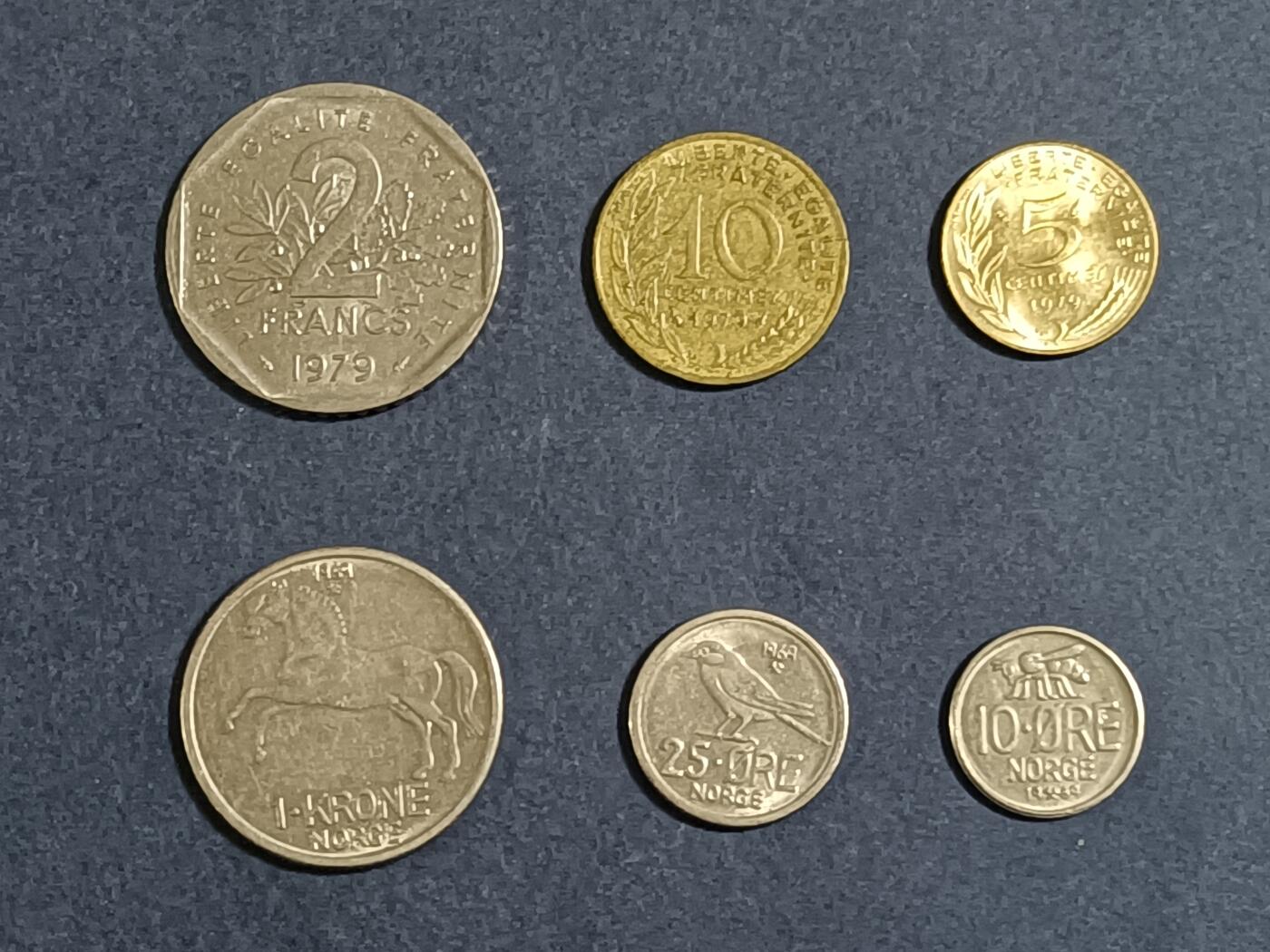 【游宝包邮场】蛇年第104期  法国 1979年 3枚 & 挪威 1969年 3枚