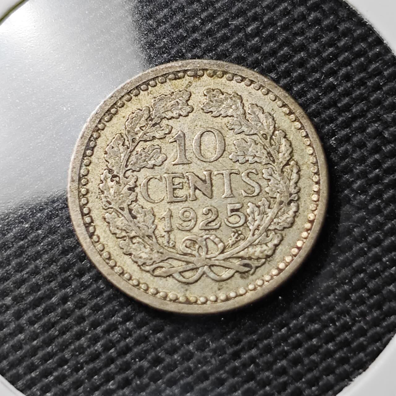 KK钱币收藏小铺 《套币 好品/批量散币专场》  2月预留时间 周末发货  1925荷兰10分银币