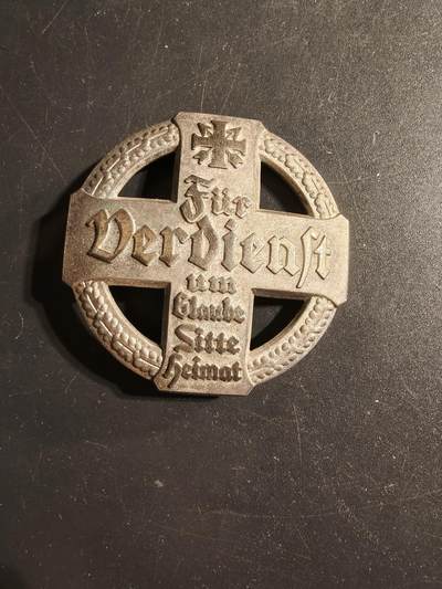 老王徽章第173期 - 德国一战射击兄弟会证章     直径55mm