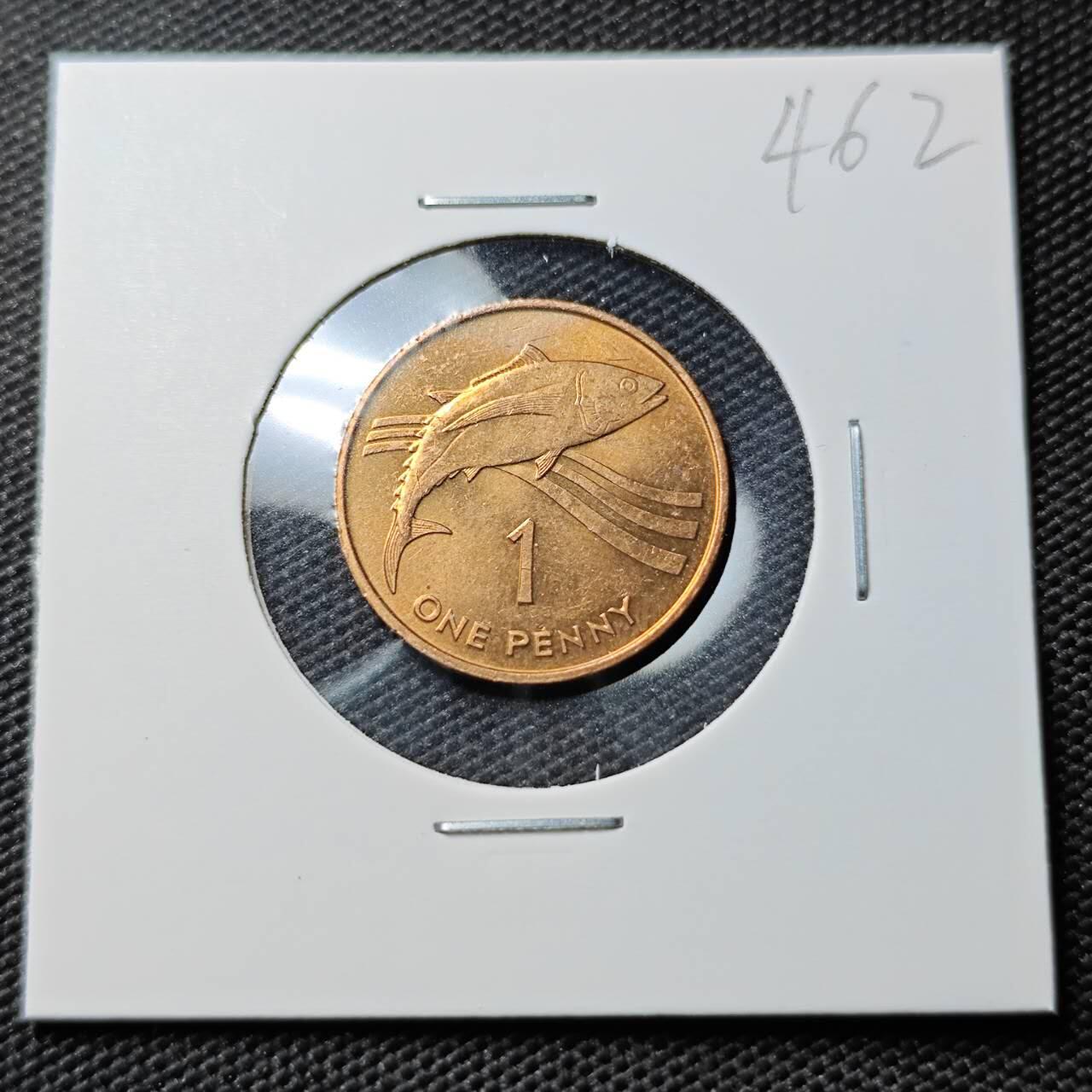 KK钱币收藏小铺 《套币 好品/批量散币专场》  2月预留时间 周末发货  1984英属阿森松岛1便士铜币 好品