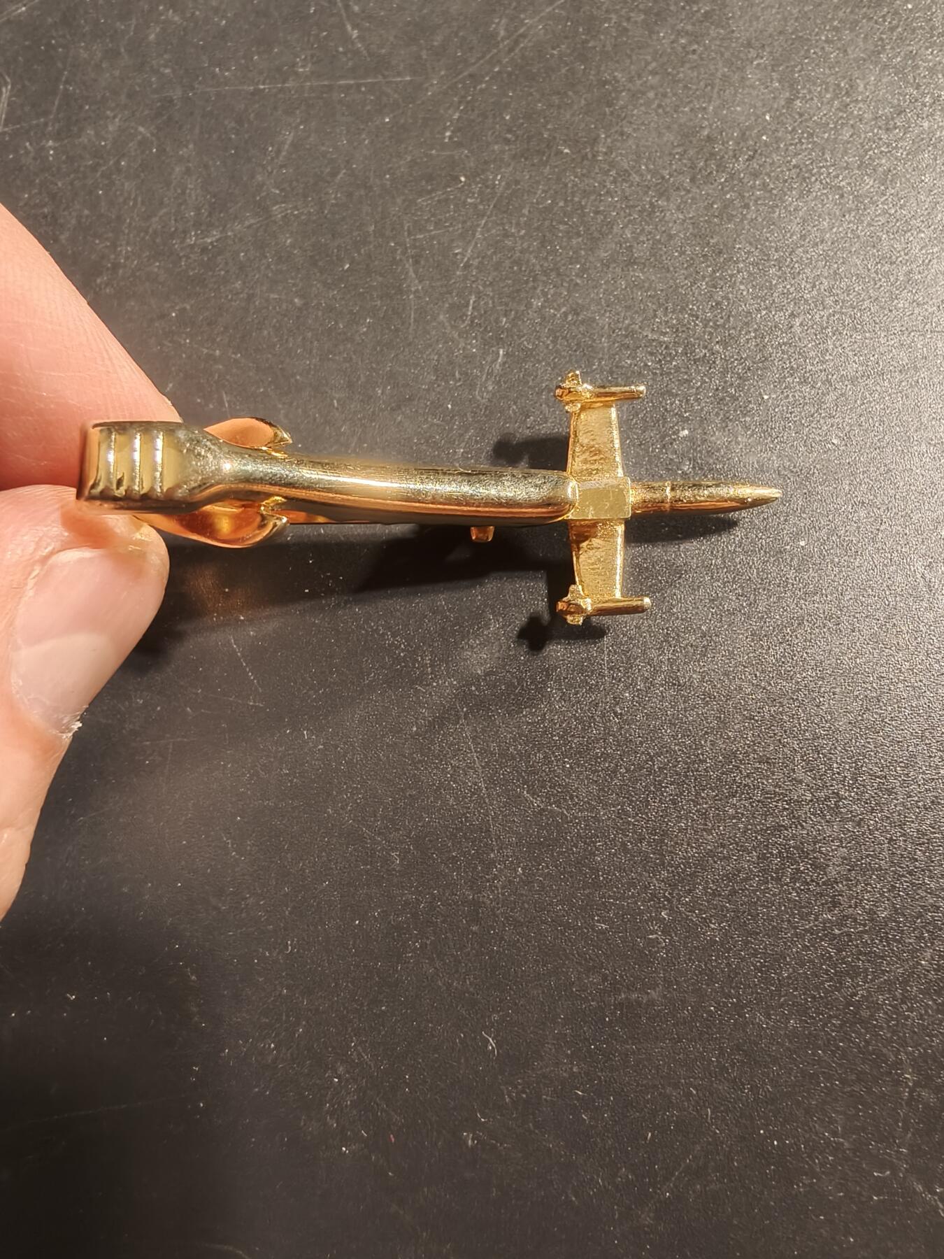 老王徽章第173期 美国安托瓦内特单翼飞机领带夹