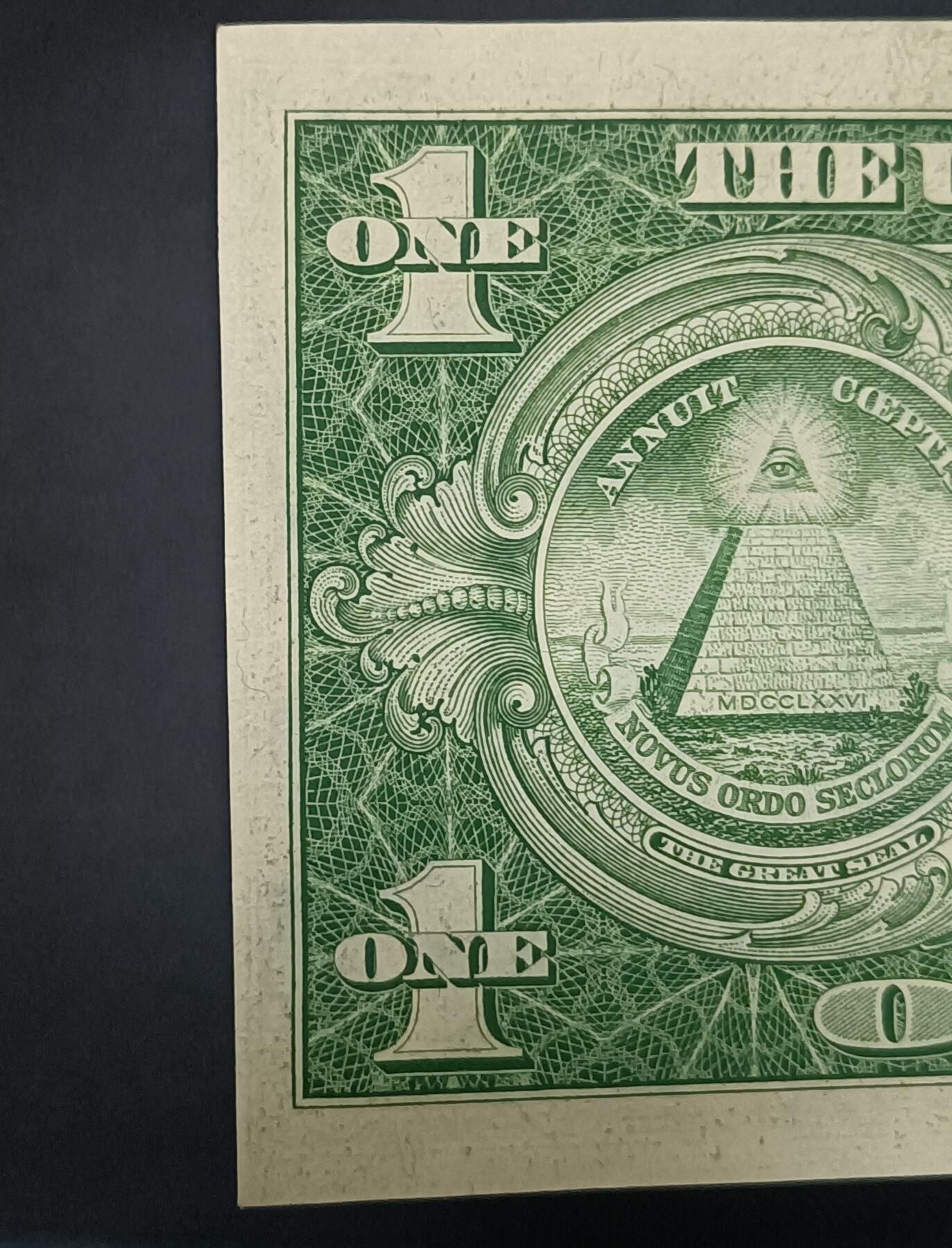 【游宝包邮场】蛇年第104期  美国-1美元【SERIES-1935 蓝库印 疑似裁切 尺寸偏小】