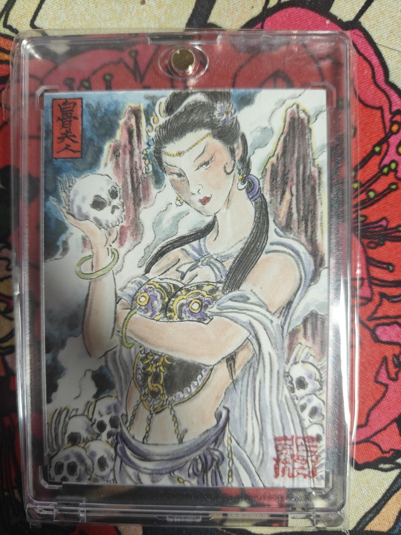 天玑星卡拍第157期《1.5周一截拍》持续收拍收评中 满赠卡需备注 【手绘卡】张先军 白骨夫人 手绘卡