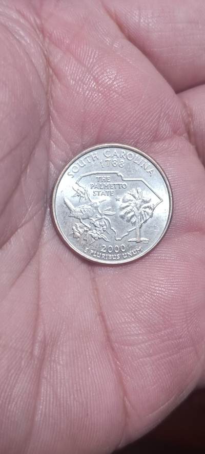 万国钱币阁第一场【元旦场】 - 美国南卡莱罗那州25美分纪念币