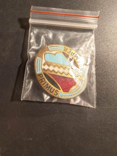 老王徽章第173期 - 美国陆军第1步兵团证章    二战时期横针版