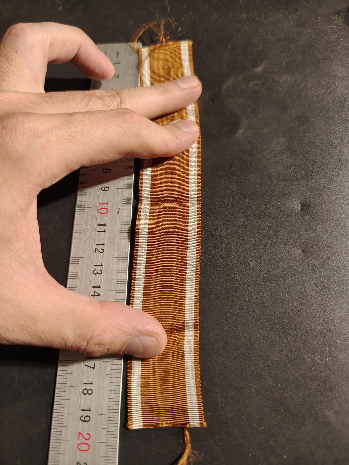 老王徽章第173期 德三西墙绶带    19.5cm