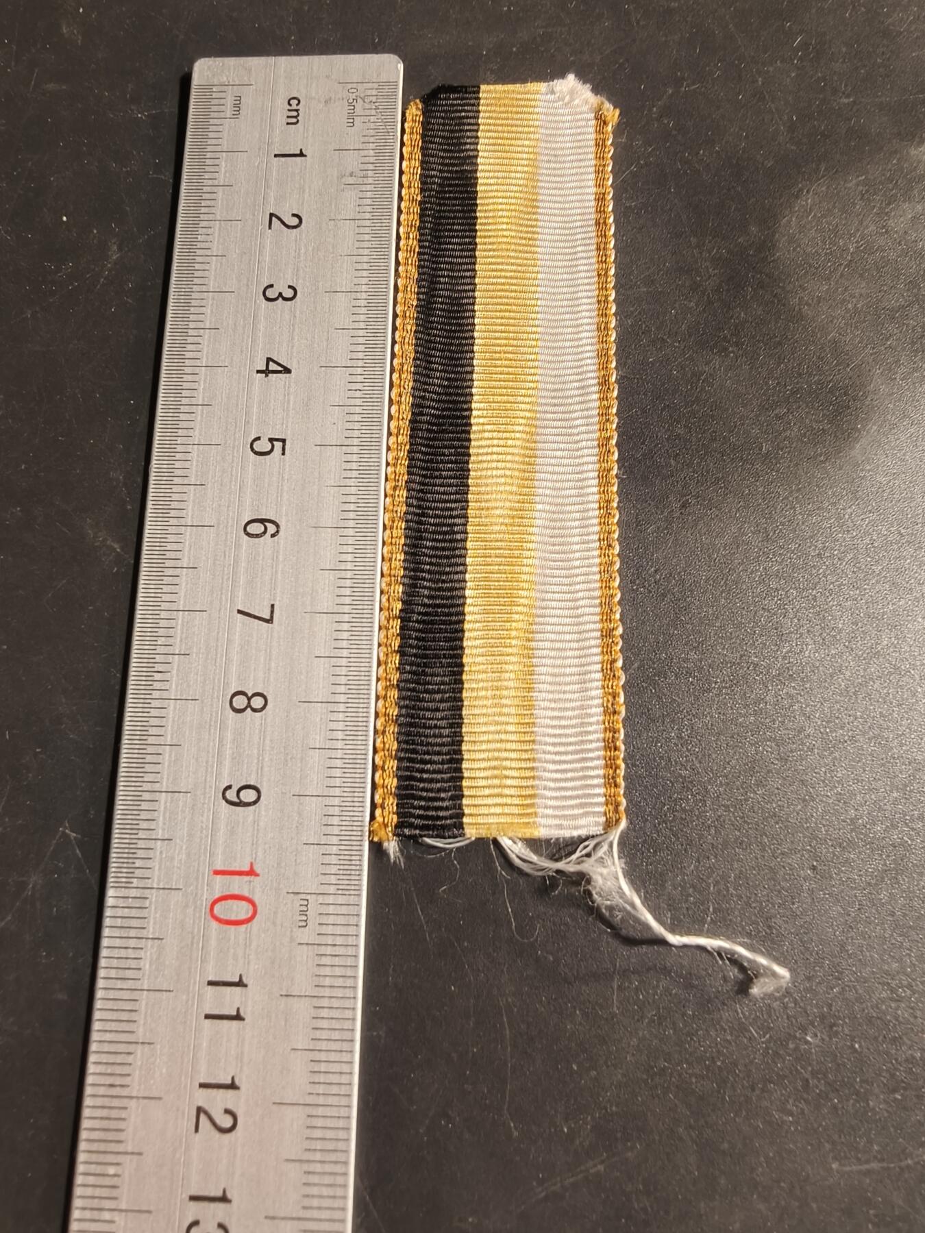 老王徽章第173期 德国奖章绶带    9.5cm