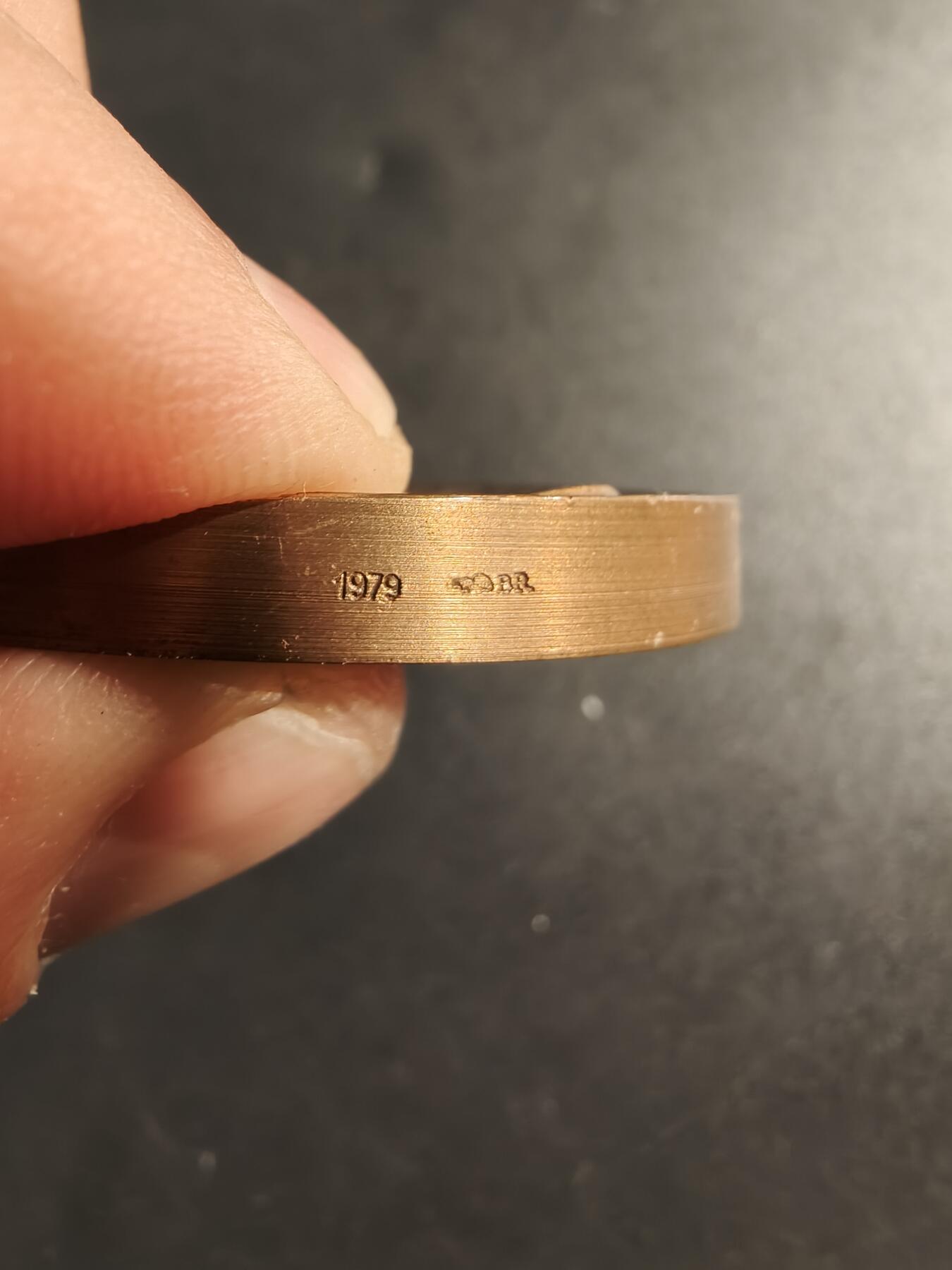 老王徽章第173期 法国参议员赠大铜章     直径51mm    重量70g