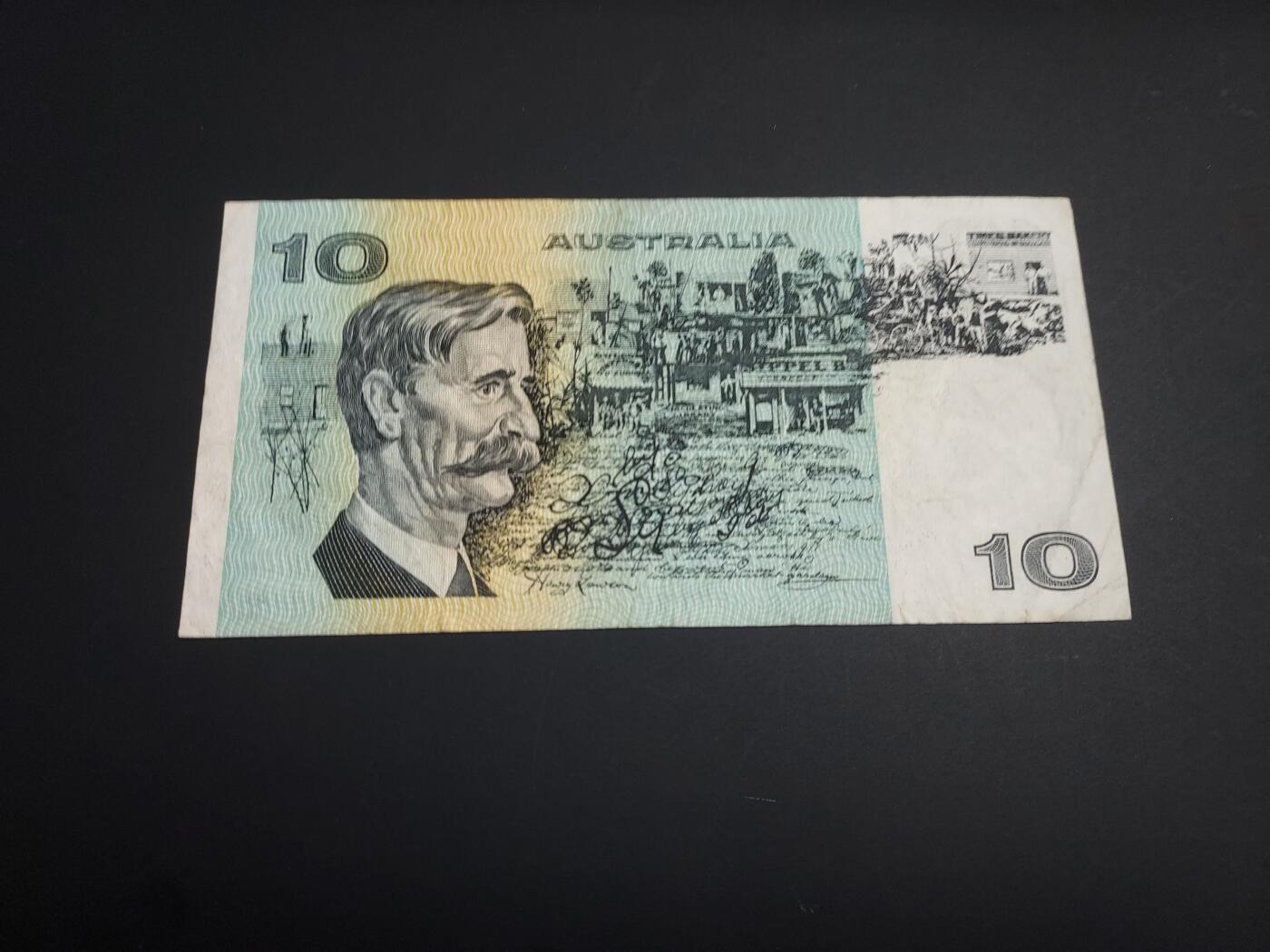 博彦收藏   1月10日 8点 钱币专场 全场包邮 澳洲 旧版10元 流通品