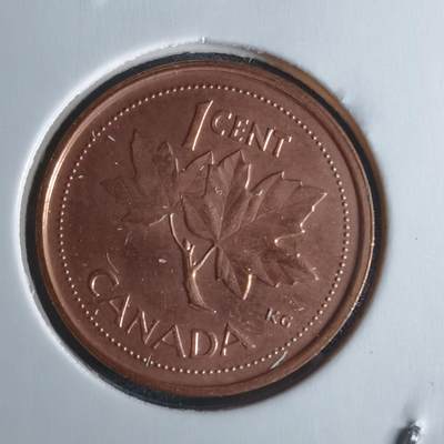 沼泽如烟--第951场 - 加拿大2002年一分纪念币