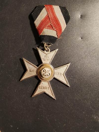 老王徽章第173期 - 德国一战老兵协会25周年服务十字奖章