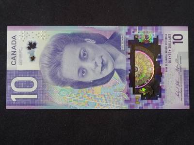 【游宝包邮场】蛇年第104期  - 加拿大-10元【维奥拉·戴斯蒙德 全新UNC】