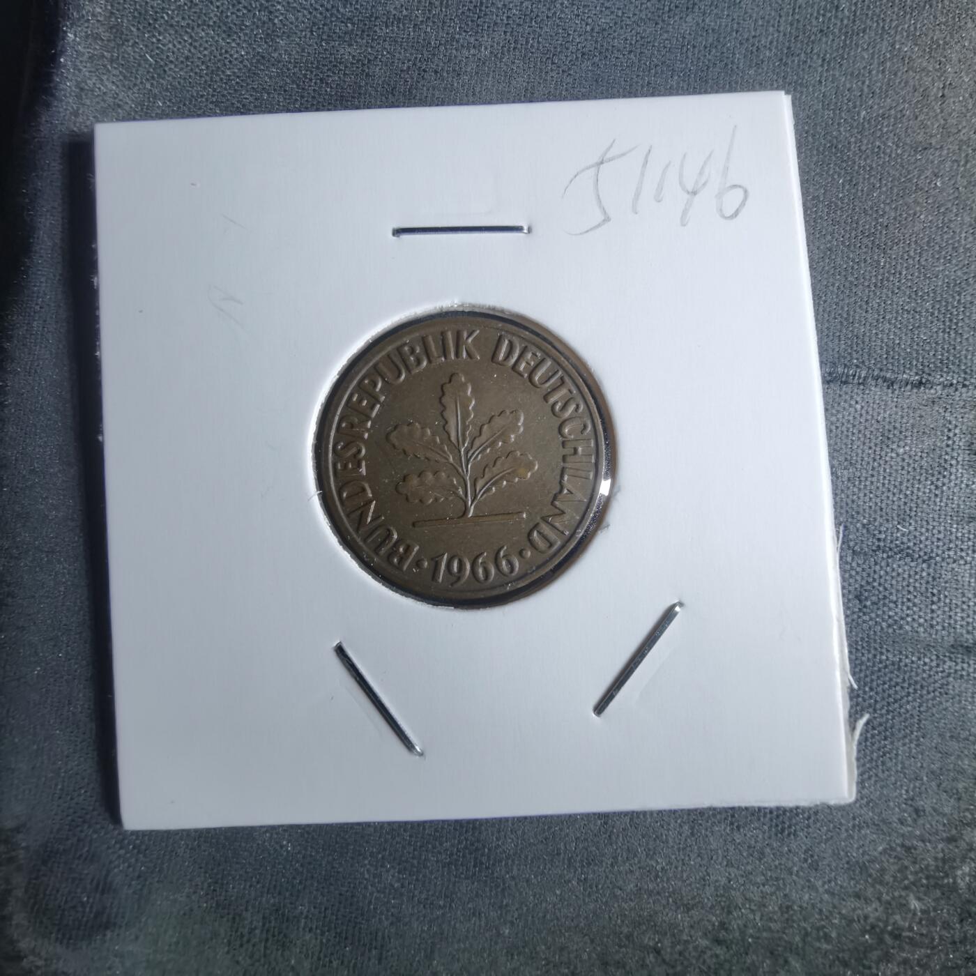 沼泽如烟--第951场 德国1966年2芬尼