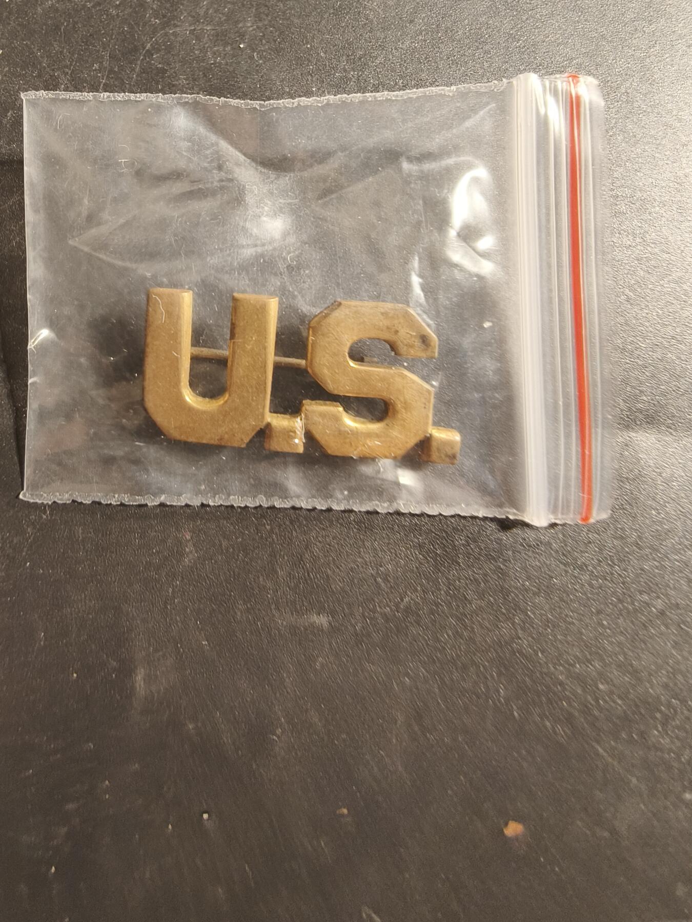 老王徽章第173期 美国陆军领章   二战时期横针版