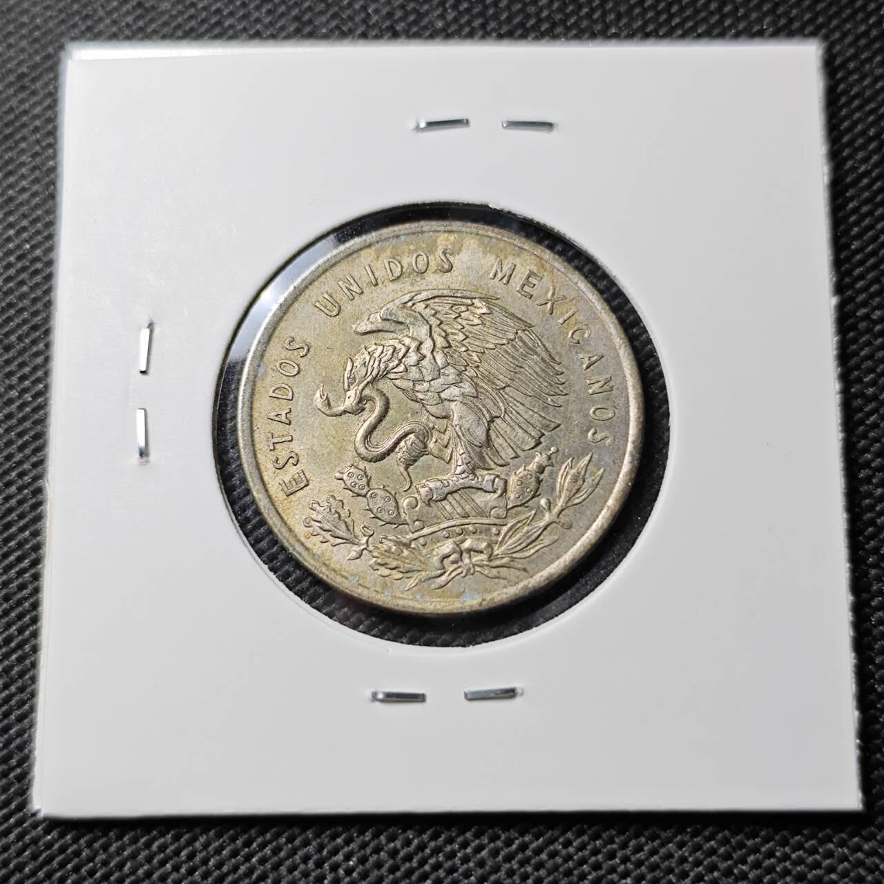 KK钱币收藏小铺 《套币 好品/批量散币专场》  2月预留时间 周末发货  墨西哥50分银币