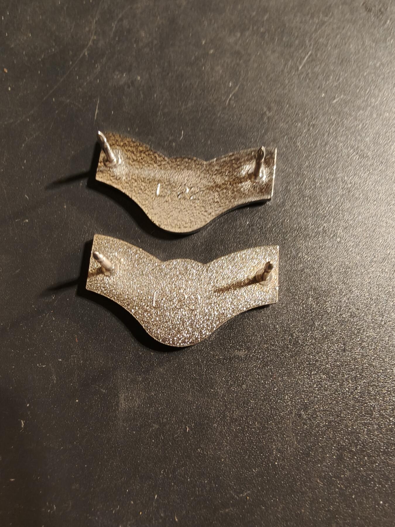 老王徽章第173期 美国空军E-3级飞行员金属军衔一组