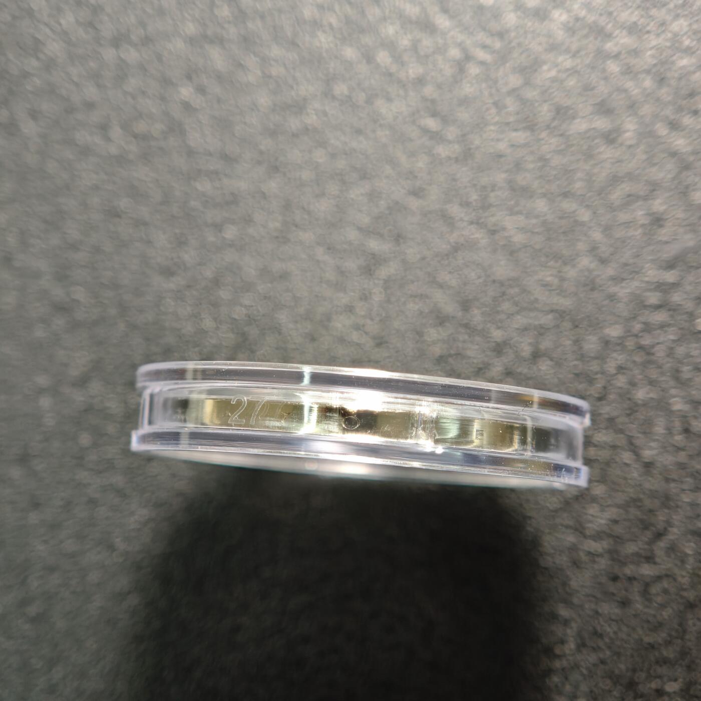 【德藏】世界币章拍卖第160期 发行量极少 2017年 德国地球气候带-热带聚合环5欧元精制镍币 原盒 直径约：27.25mm；重约：9g