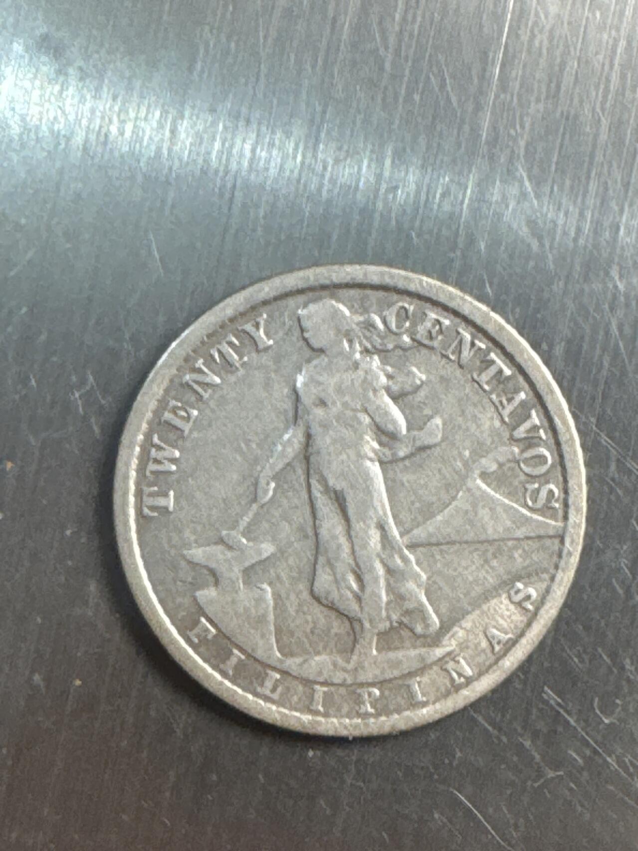 ❤️【币观天下】❤️ 第337期钱币拍卖- 2026.1.2周五晚上6点半场-长期征集拍品 美属菲律宾1921年25分银币